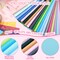 50 Pcs 10 x 10 Inch Cotton Fabric Bundle Square Multicolor Fabric